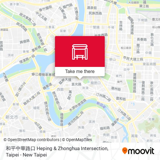 和平中華路口 Heping & Zhonghua Intersection map