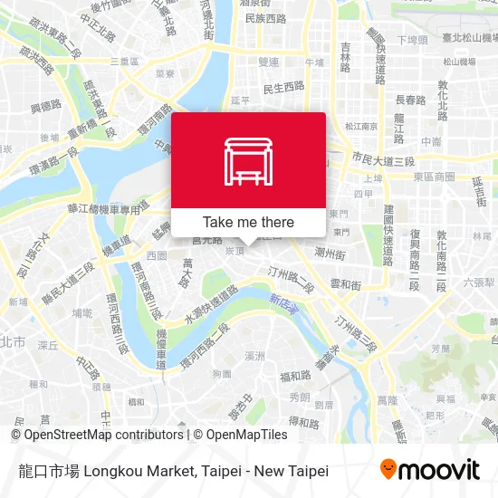 龍口市場 Longkou Market map