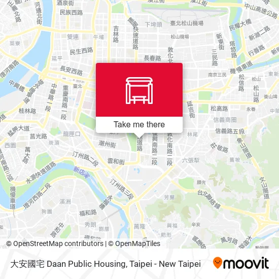 大安國宅 Daan Public Housing map