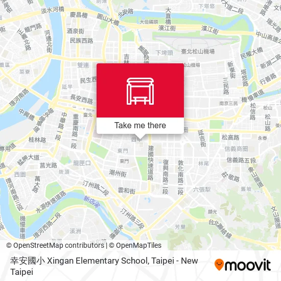 幸安國小 Xingan Elementary School map