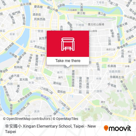 幸安國小 Xingan Elementary School map