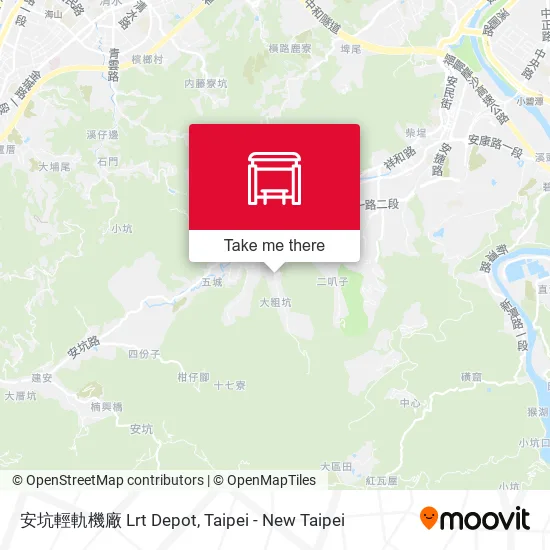安坑輕軌機廠 Lrt Depot map