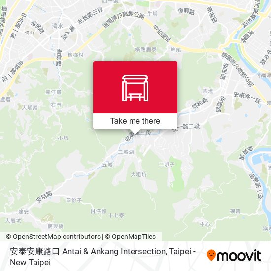 安泰安康路口 Antai & Ankang Intersection map