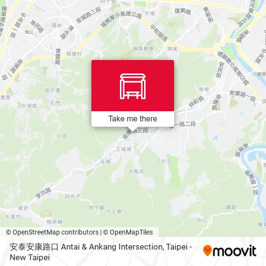 安泰安康路口 Antai & Ankang Intersection地圖