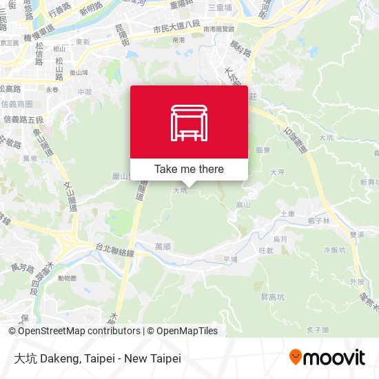 大坑 Dakeng map