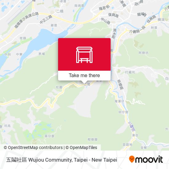 五鬮社區 Wujiou Community map