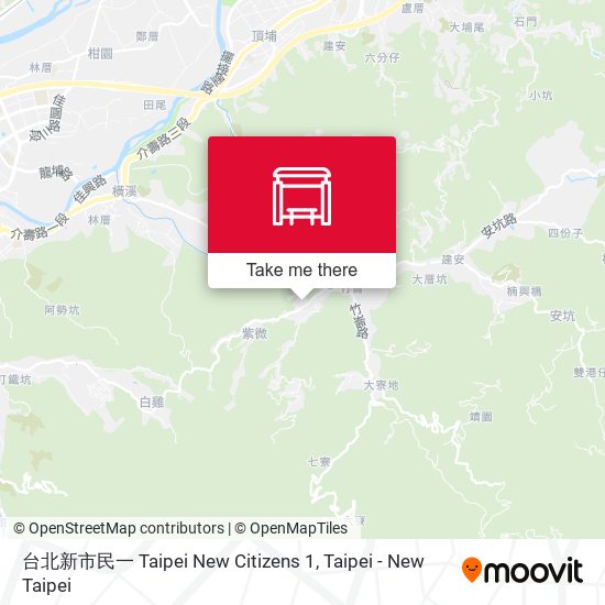 台北新市民一 Taipei New Citizens 1 map