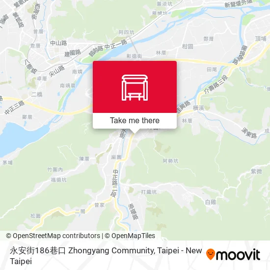 永安街186巷口 Zhongyang Community map