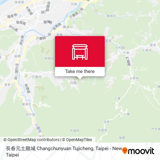 長春元土雞城 Changchunyuan Tujicheng map