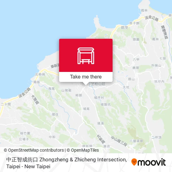 中正智成街口 Zhongzheng & Zhicheng Intersection地圖