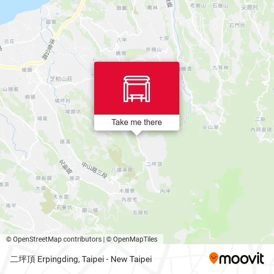二坪頂 Erpingding map