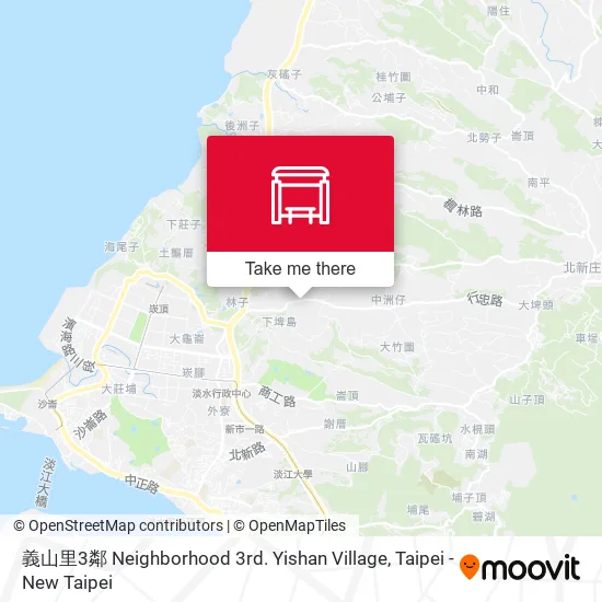 義山里3鄰 Neighborhood 3rd. Yishan Village map