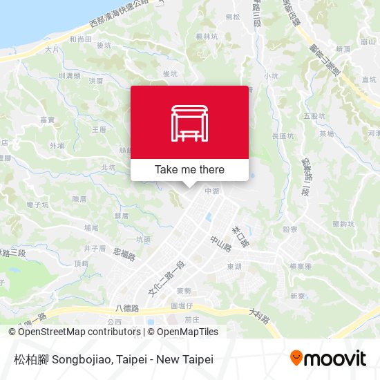 松柏腳 Songbojiao map