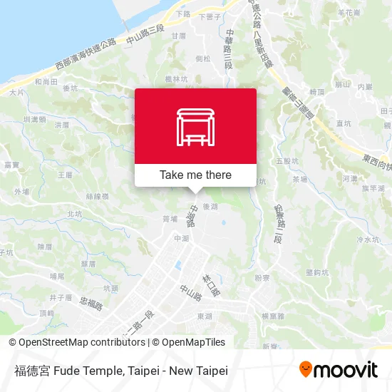 福德宮 Fude Temple map