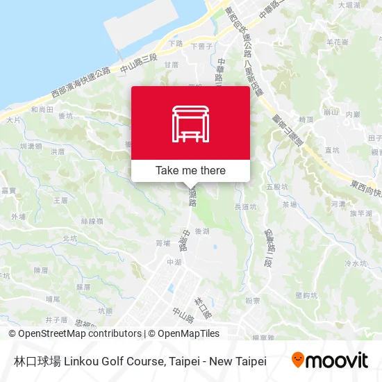 林口球場 Linkou Golf Course map