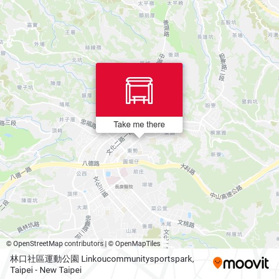 林口社區運動公園 Linkoucommunitysportspark map