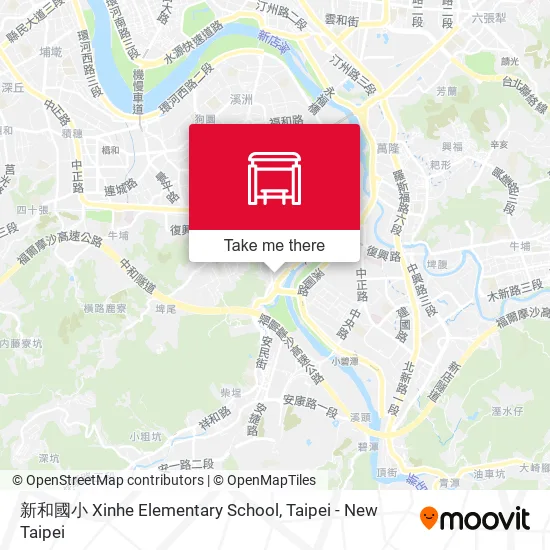 新和國小 Xinhe Elementary School地圖