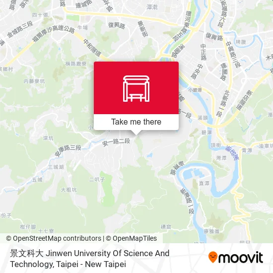 景文科大 Jinwen University Of Science And Technology map