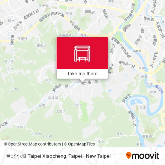 台北小城 Taipei Xiaocheng地圖