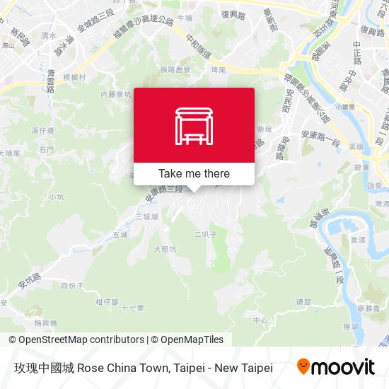 玫瑰中國城 Rose China Town map