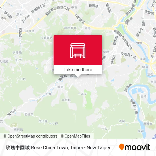 玫瑰中國城 Rose China Town map