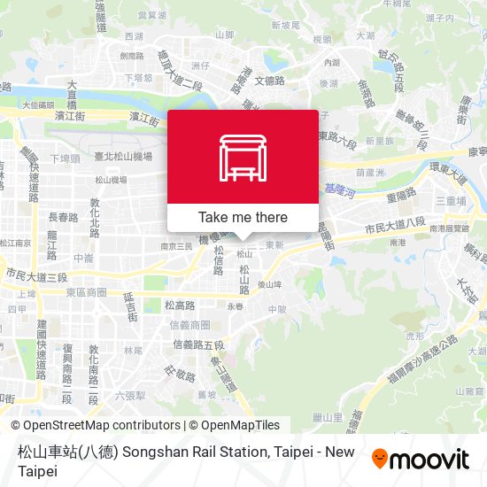 松山車站(八德) Songshan Rail Station map