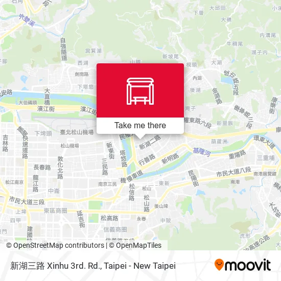 新湖三路 Xinhu 3rd. Rd. map