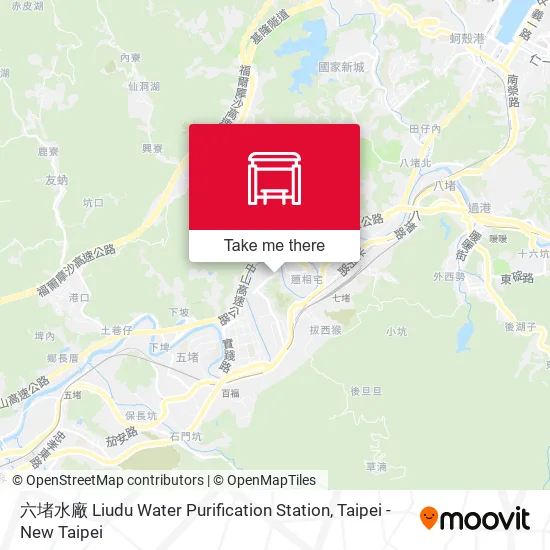 六堵水廠 Liudu Water Purification Station map