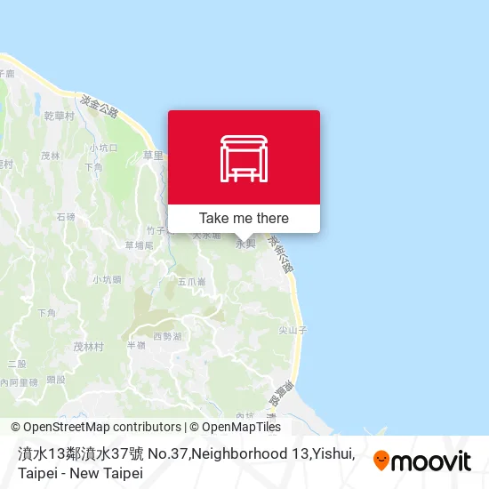 濆水13鄰濆水37號 No.37,Neighborhood 13,Yishui map