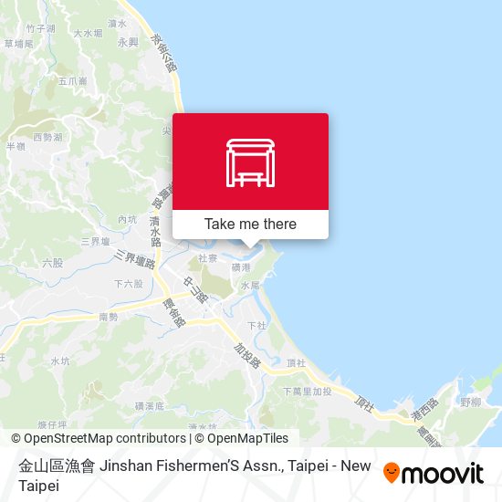 金山區漁會 Jinshan Fishermen’S Assn. map