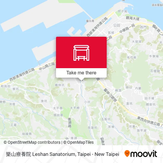 樂山療養院 Leshan Sanatorium map