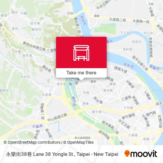 永樂街38巷 Lane 38 Yongle St. map