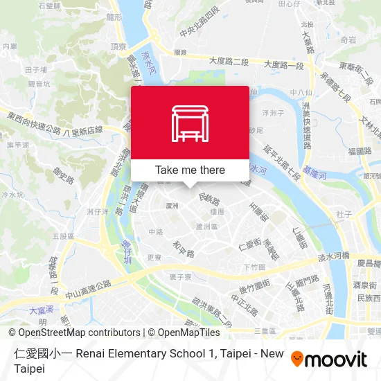 仁愛國小一 Renai Elementary School 1 map