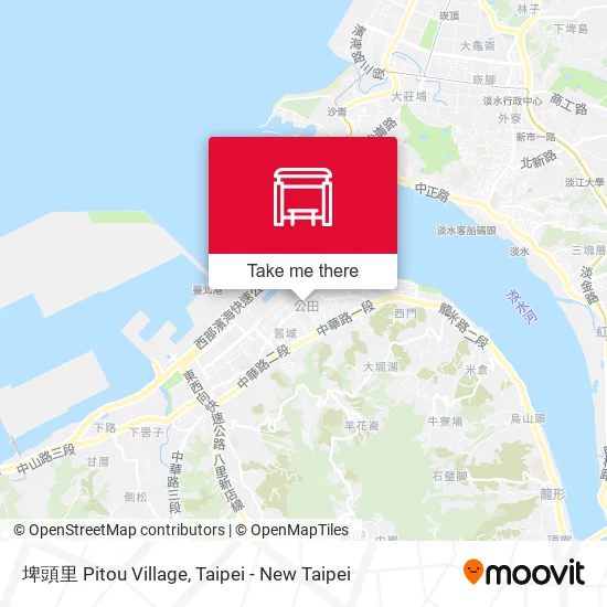 埤頭里 Pitou Village map