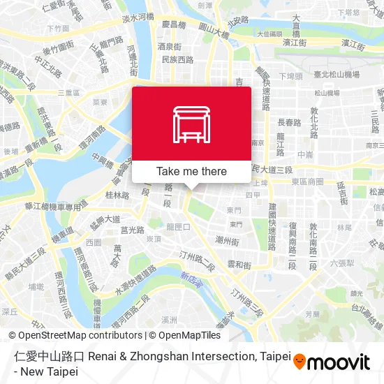 仁愛中山路口 Renai & Zhongshan Intersection地圖