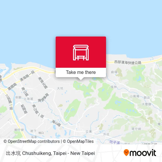 出水坑 Chushuikeng map