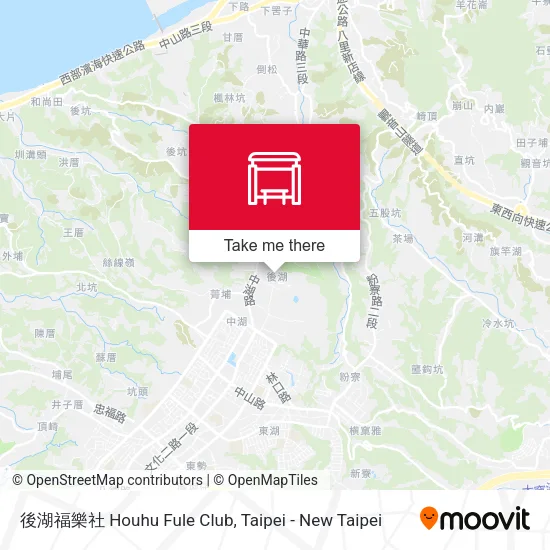 後湖福樂社 Houhu Fule Club map
