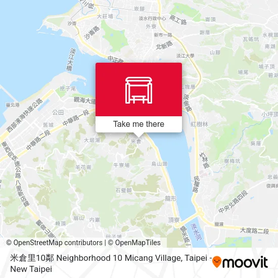 米倉里10鄰 Neighborhood 10 Micang Village map