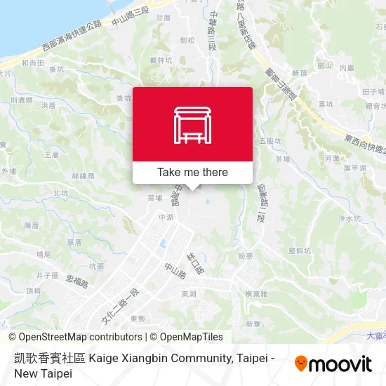 凱歌香賓社區 Kaige Xiangbin Community map