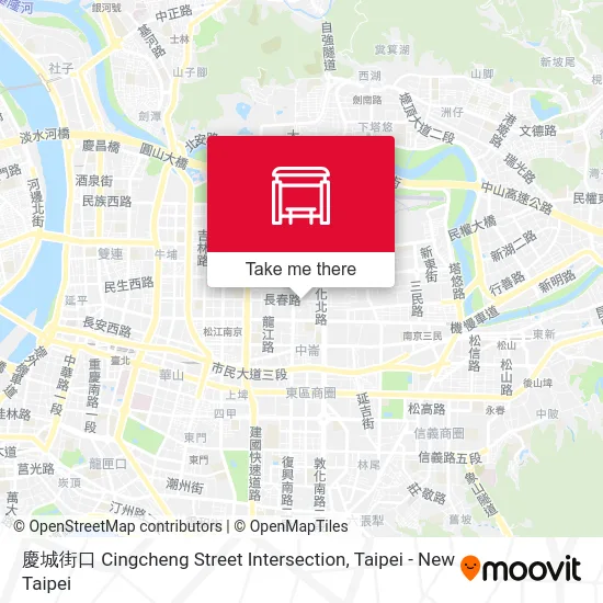 慶城街口 Cingcheng Street Intersection地圖
