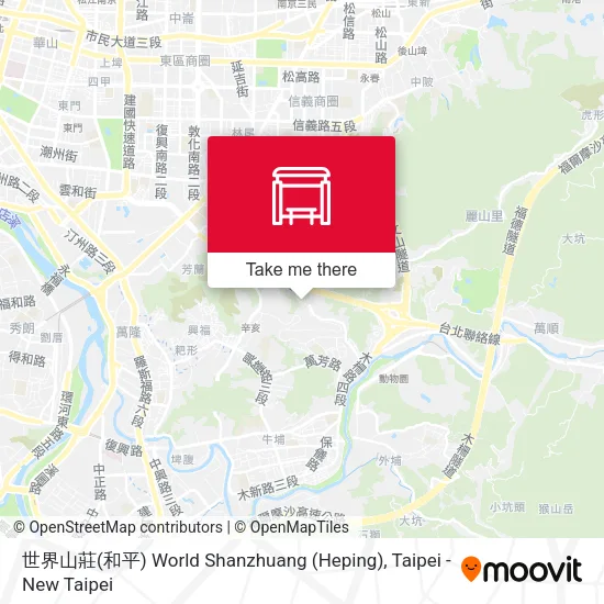 世界山莊(和平) World Shanzhuang (Heping) map