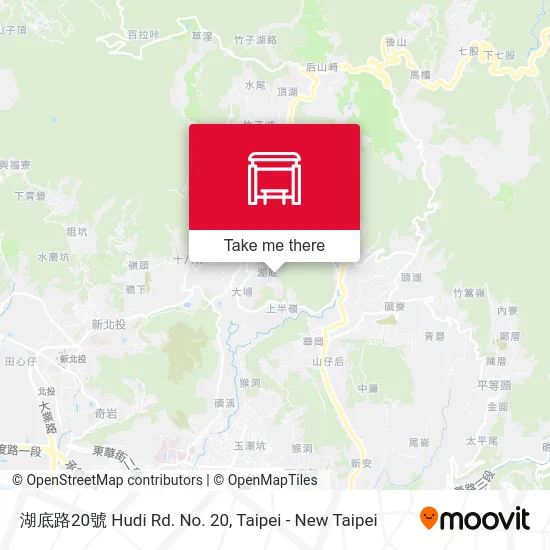 湖底路20號 Hudi Rd. No. 20 map