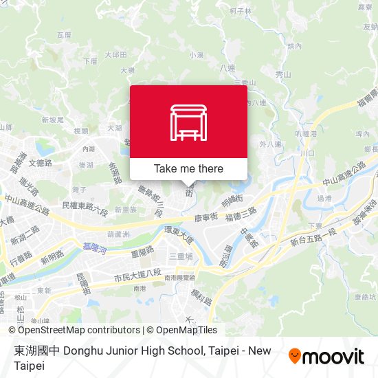 東湖國中 Donghu Junior High School地圖