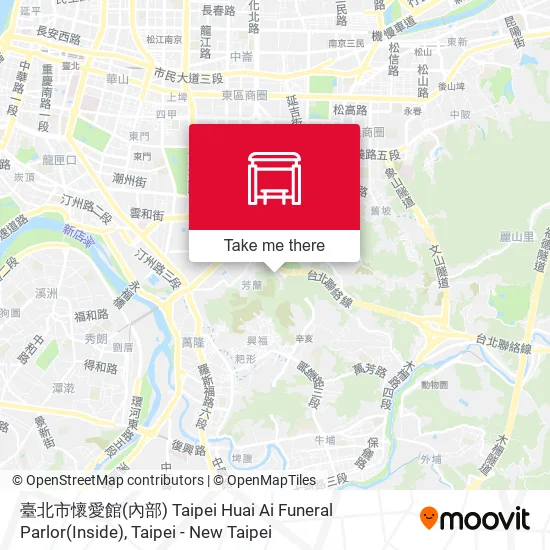 臺北市懷愛館(內部) Taipei Huai Ai Funeral Parlor(Inside) map