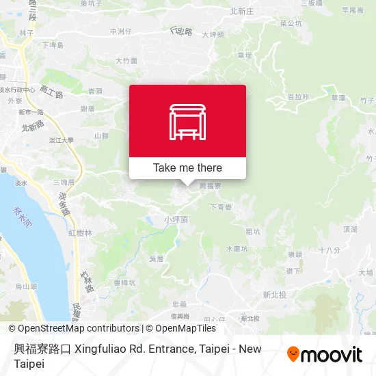 興福寮路口 Xingfuliao Rd. Entrance map