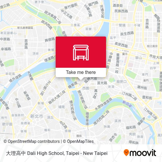 大理高中 Dali High School map