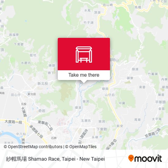 紗帽馬場 Shamao Race map
