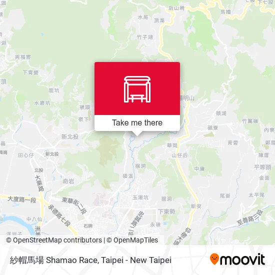 紗帽馬場 Shamao Race map
