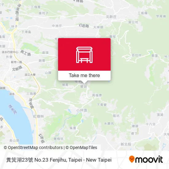 糞箕湖23號 No.23 Fenjihu map