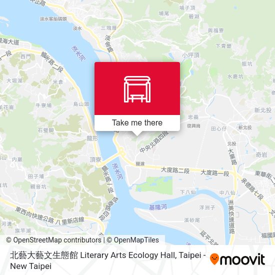 北藝大藝文生態館 Literary Arts Ecology Hall地圖